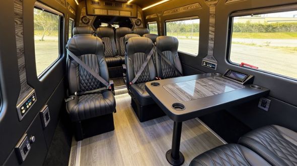 hayward 12 passenger sprinter van interior