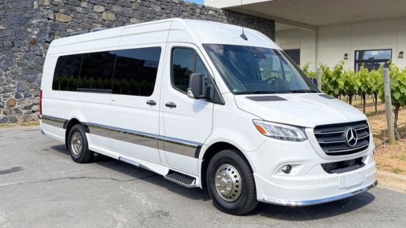 hayward wine tour sprinter van rental