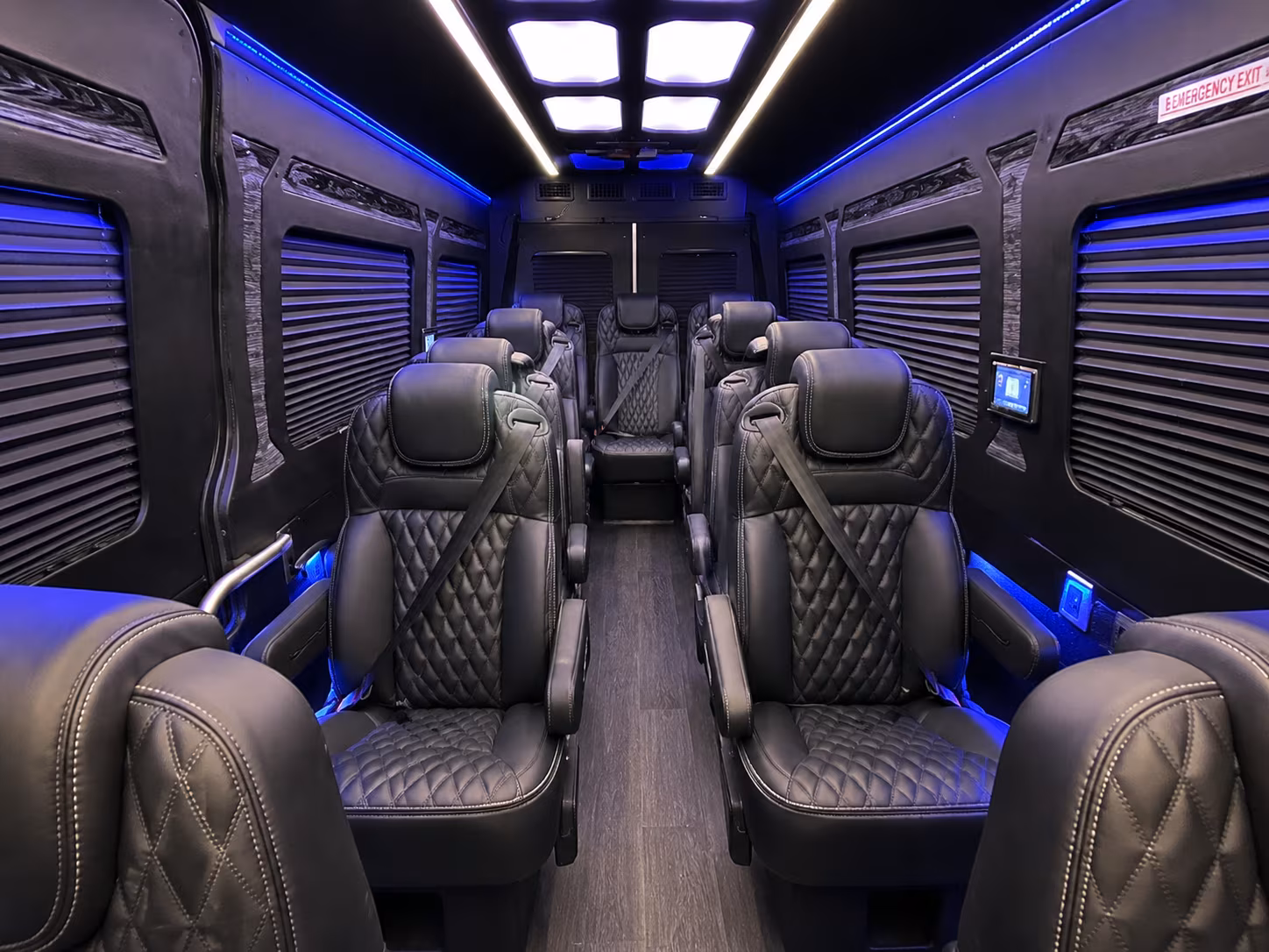 hayward 18 passenger sprinter van inside