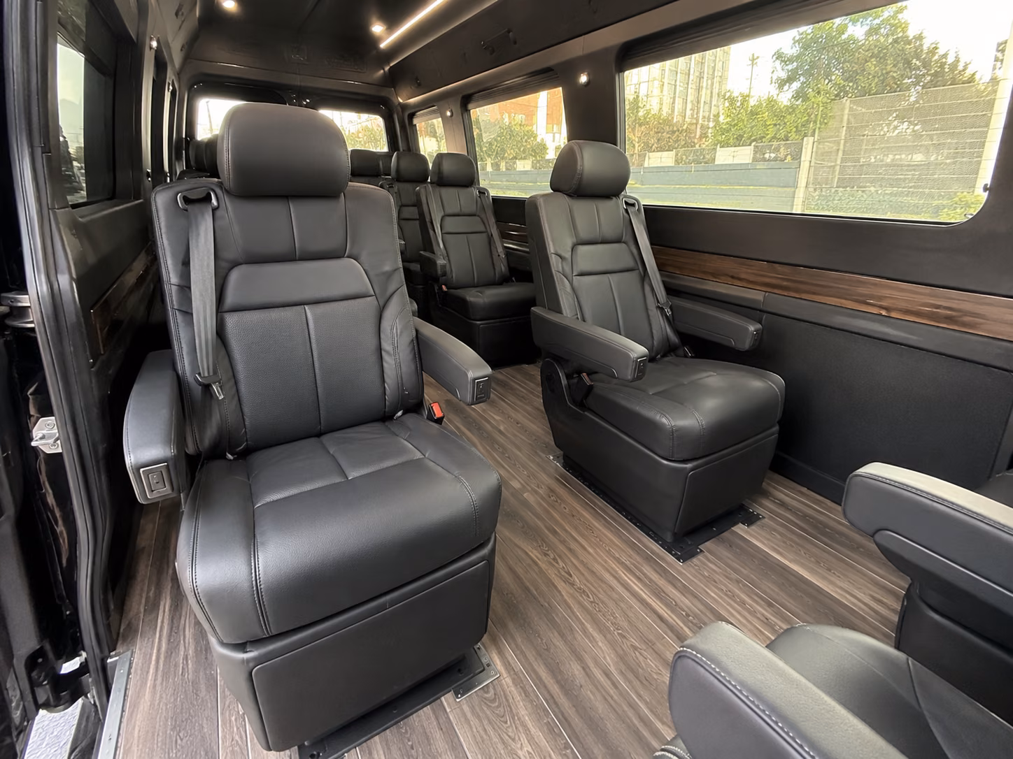 hayward 8 passenger sprinter van inside