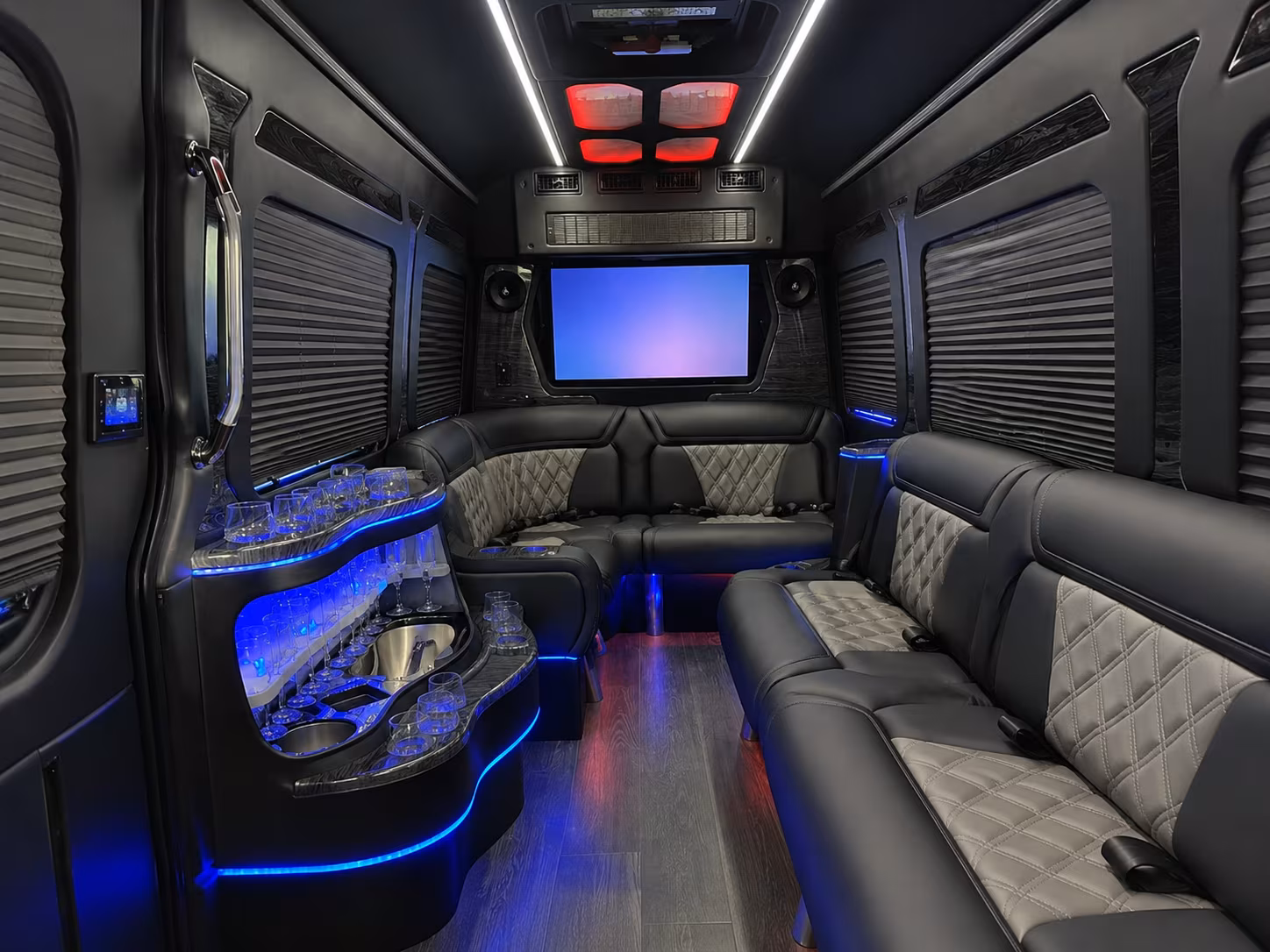 hayward sprinter limousine inside